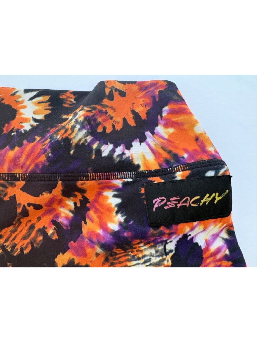 Peachy Athletic NWT Unicorn Collection Booty Crossfit Tie Dye Shorts Size Medium - Picture 5 of 13